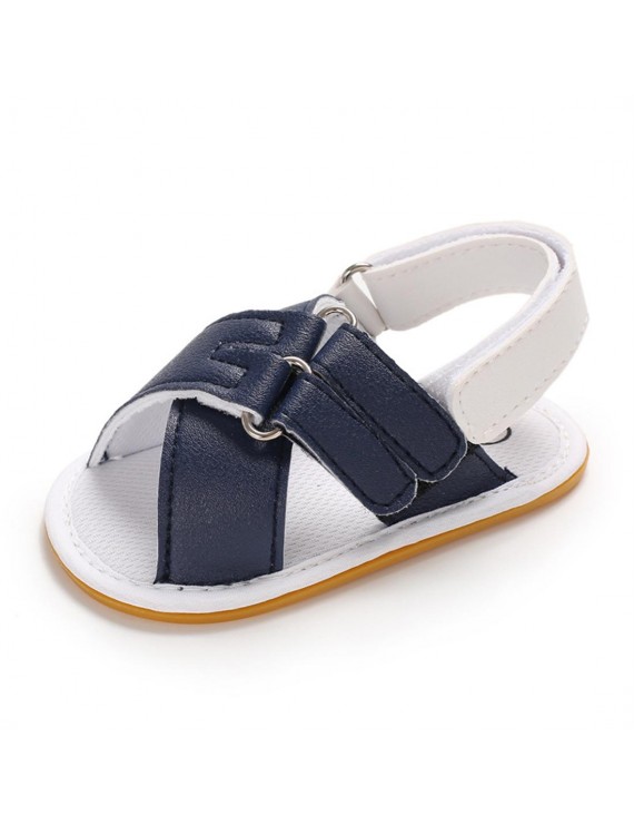Oxford non-slip bottom breathable baby walking sandals for boys and girls 0-1 years old gold 11CM / 100g