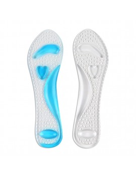 GEL heart-shaped 7-minute mat half-yard invisible massage arch anti-slip mat shock absorption and compression insoles transparent