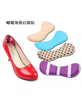 Butterfly sponge after heel stick insoles invisible after heel stick thickened anti - grinding feet high heels anti - grinding feet do not follow foot apricot white point